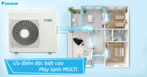 Ưu điểm của hệ thống máy lạnh Multi