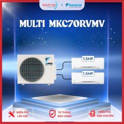 Combo Máy lạnh Daikin Multi S MKC70/ 1.5HP +1.5HP Model Thái lan