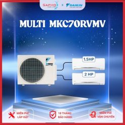 Combo Máy lạnh Daikin Multi S MKC70/ 1.5HP + 2.0HP Model Thái lan